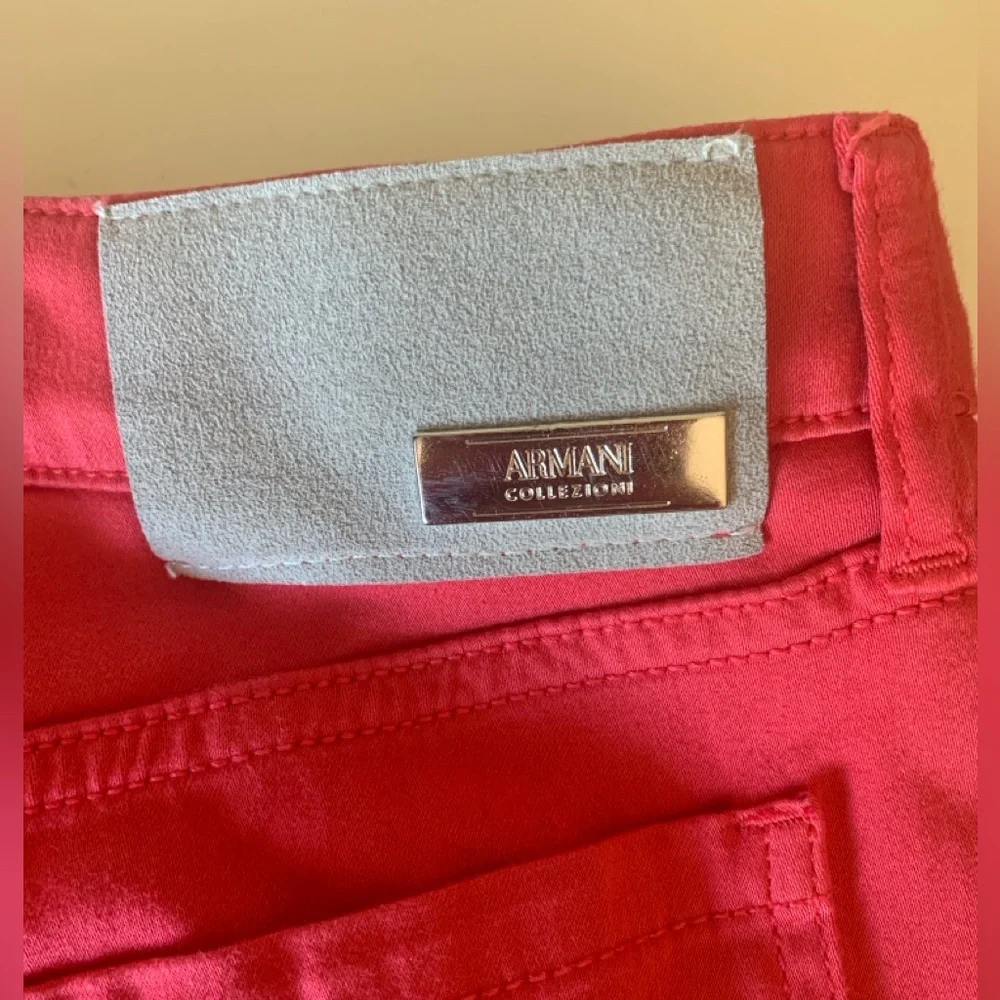 Armani Collezioni Rose Colored Jeans - Picture 7 of 9